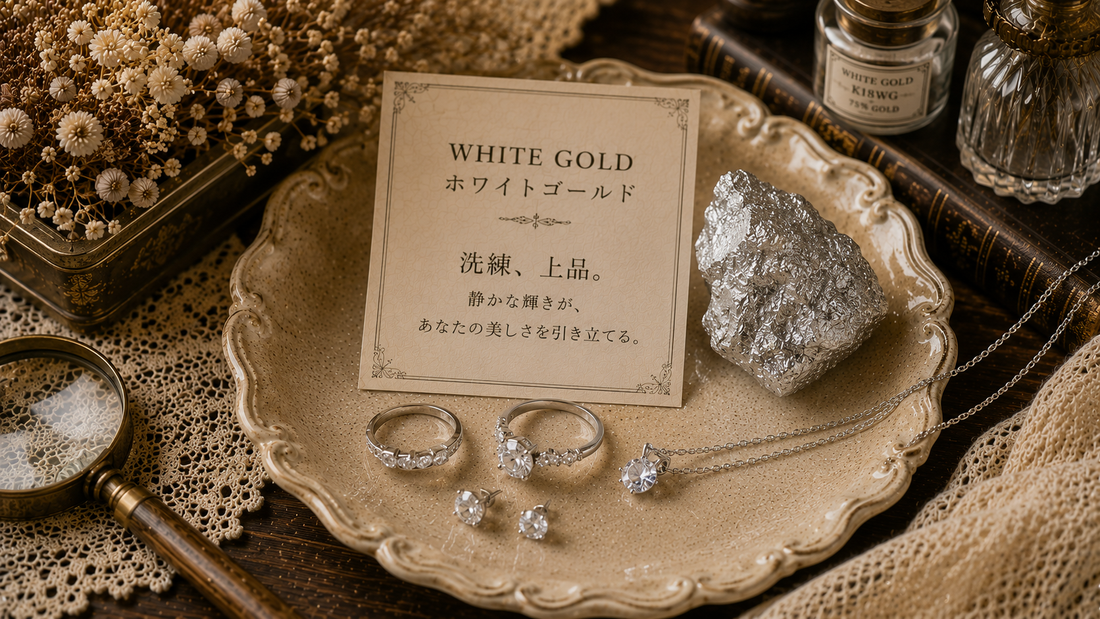 【上品＆洗練】宝石ホワイトゴールドの魅力とは？選び方から手入れまで徹底解説
