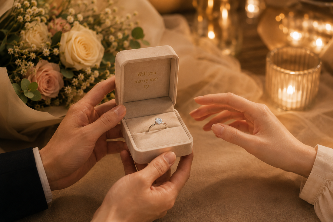 【プロポーズ成功へ】婚約指輪の選び方完全ガイド｜宝石ギフトのすべて