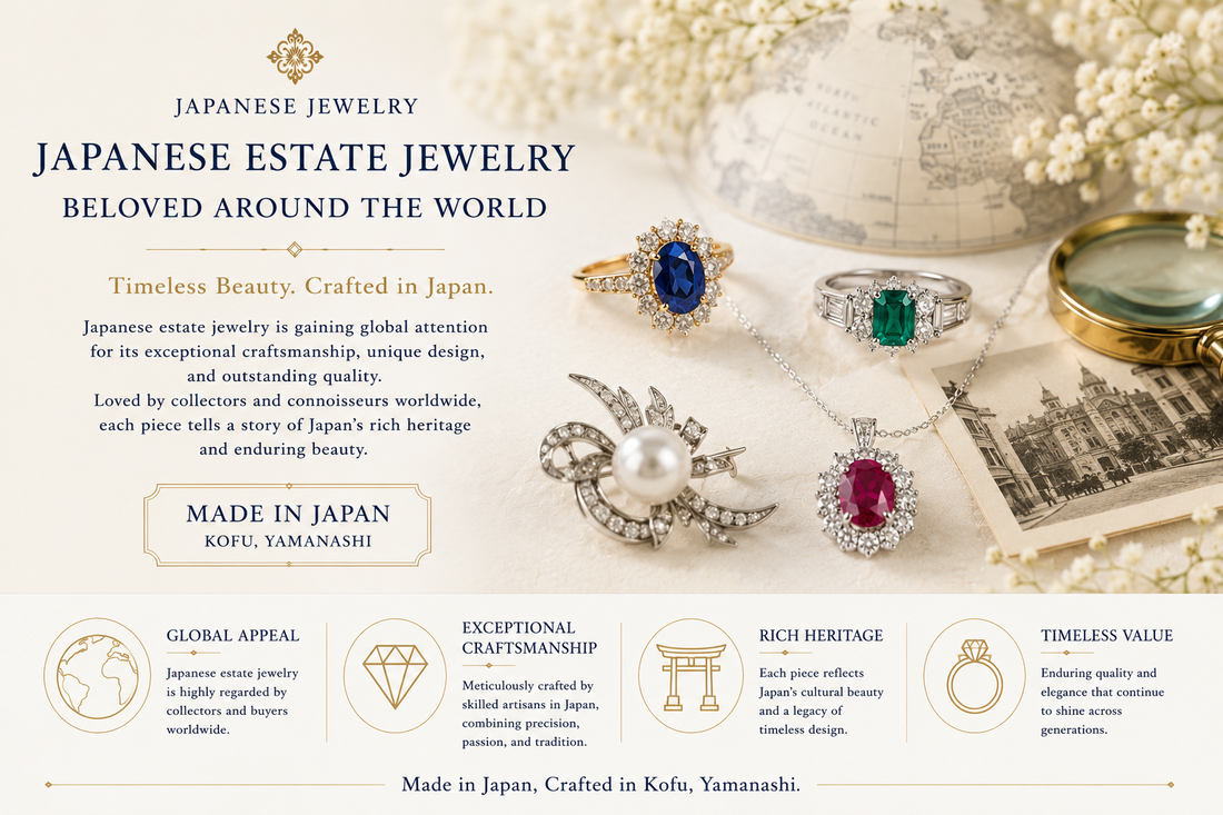 日本の中古ジュエリーが海外で人気の理由とは？ジャパン・クオリティの価値を解説