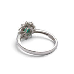 Emerald Ring Platinum PT900 Vintage Jewelry Estate Jewelry Japan JEM-1007-4
