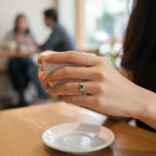 エメラルド リング プラチナ PT900 ヴィンテージ ジュエリー Estate Jewelry Japan JEM-1091-2