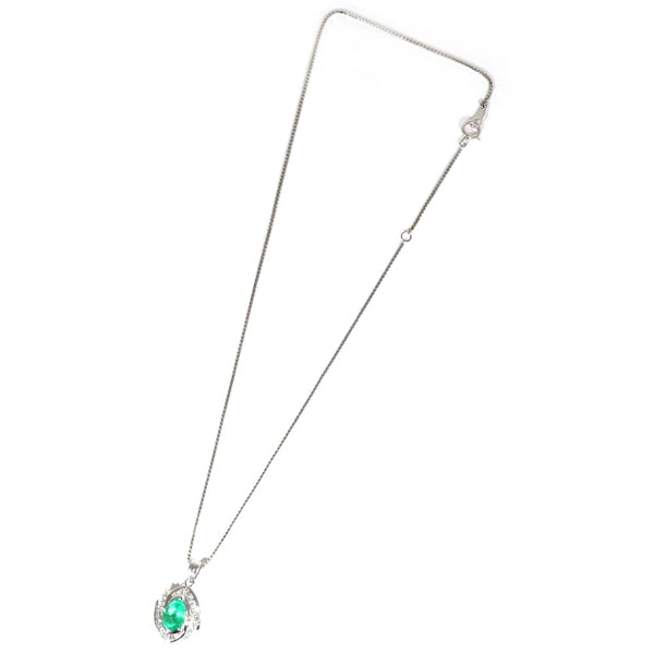 Emerald Ring Platinum Vintage Jewelry JEM-1092-03