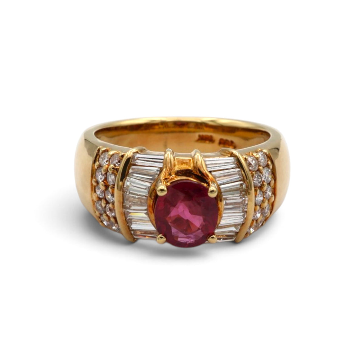 ルビー リング ゴールド K18 ヴィンテージ ジュエリー Estate Jewelry Japan JEM-2069