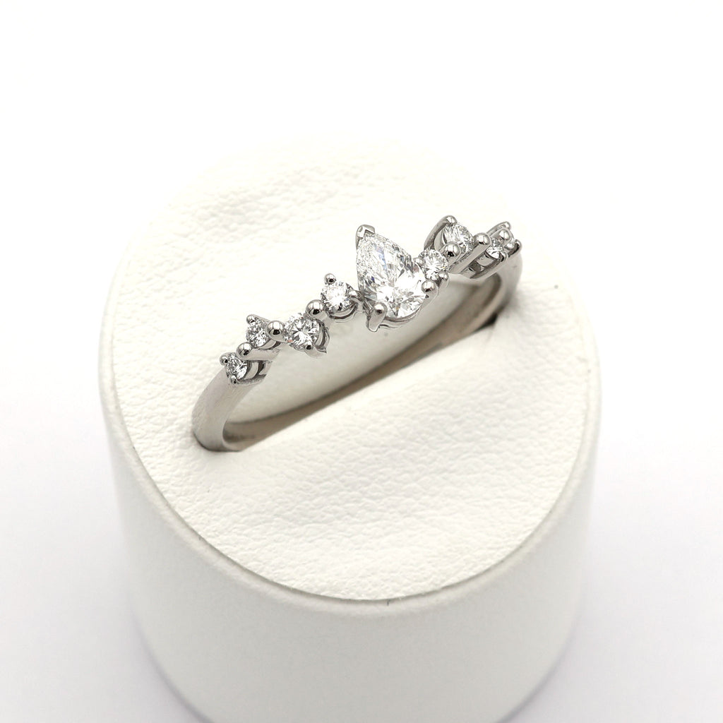 ダイヤモンド リング プラチナ ヴィンテージ ジュエリー Estate Jewelry Japan JEM-4199