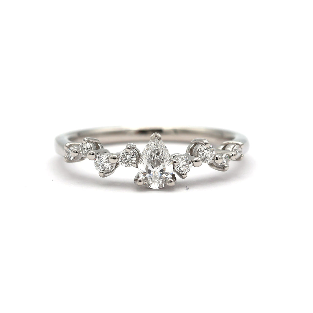 ダイヤモンド リング プラチナ ヴィンテージ ジュエリー Estate Jewelry Japan JEM-4199