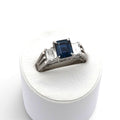 Sapphire Ring Platinum PT900 Vintage Jewelry Estate Jewelry Japan JEM-655-4
