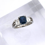 Sapphire Ring Platinum PT900 Vintage Jewelry Estate Jewelry Japan JEM-655-4