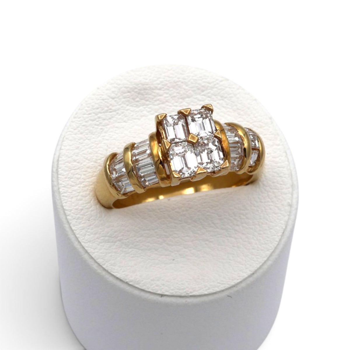 ダイヤモンド リング ゴールド K18 ヴィンテージ ジュエリー Estate Jewelry Japan JEM-658-5