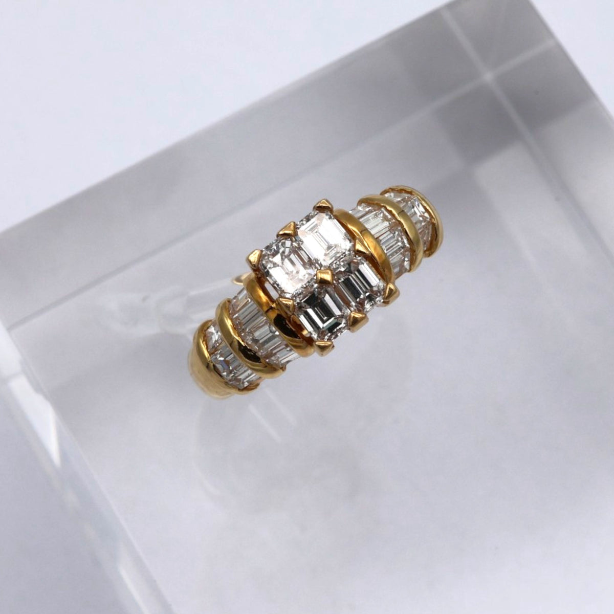ダイヤモンド リング ゴールド K18 ヴィンテージ ジュエリー Estate Jewelry Japan JEM-658-5