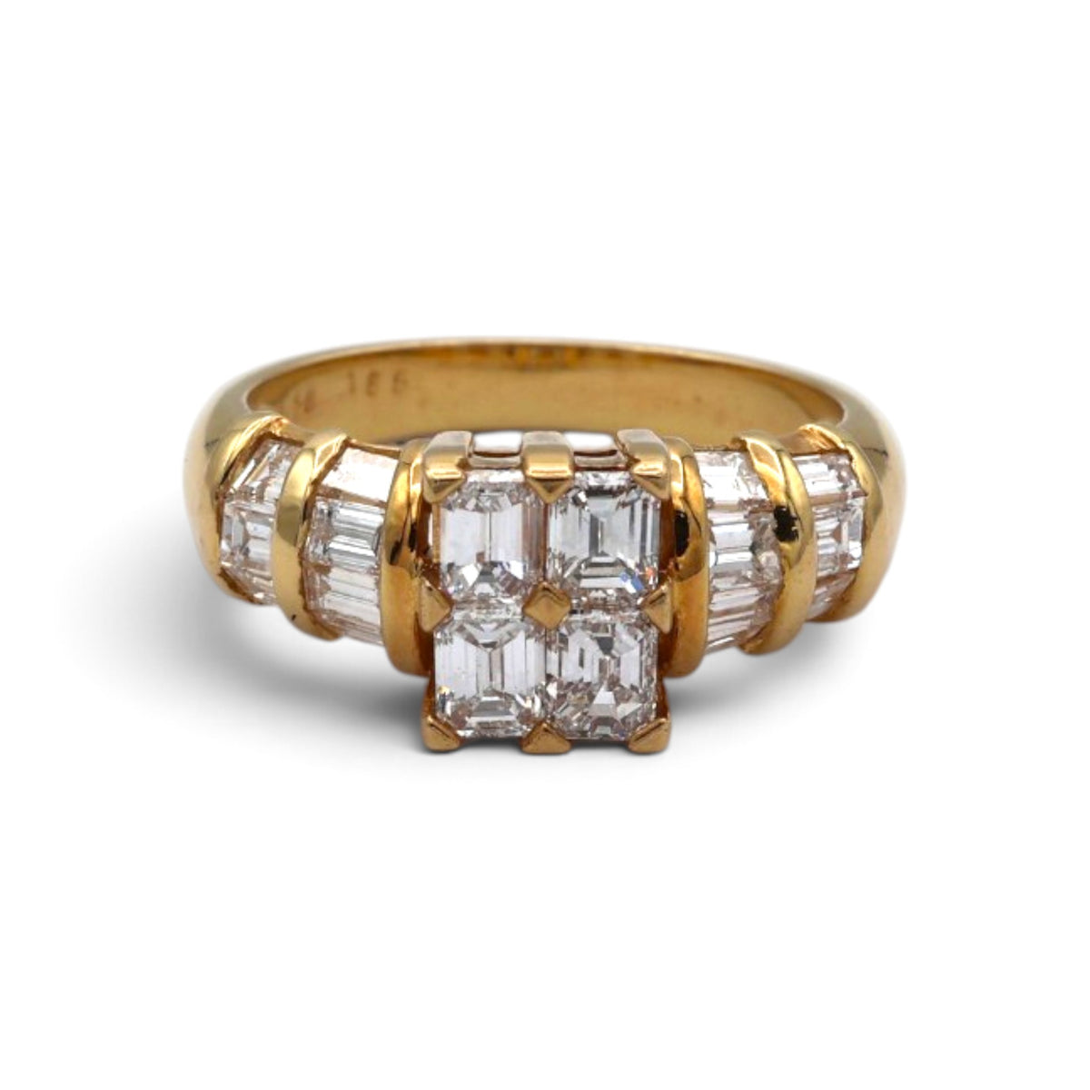 ダイヤモンド リング ゴールド K18 ヴィンテージ ジュエリー Estate Jewelry Japan JEM-658-5