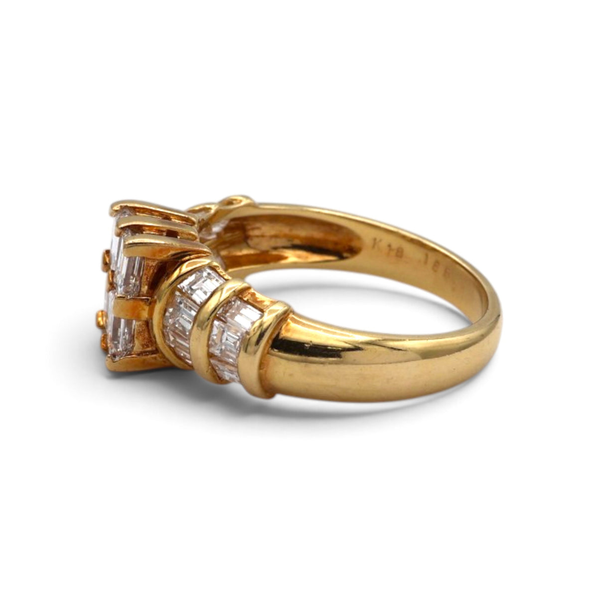 ダイヤモンド リング ゴールド K18 ヴィンテージ ジュエリー Estate Jewelry Japan JEM-658-5
