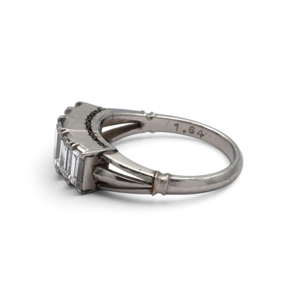ダイヤモンド リング プラチナ ヴィンテージ ジュエリー Estate Jewelry Japan JEM-680-6