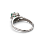 エメラルド リング プラチナ PT900 ヴィンテージ ジュエリー Estate Jewelry Japan JEM-705-2