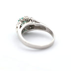 エメラルド リング プラチナ PT900 ヴィンテージ ジュエリー Estate Jewelry Japan JEM-707-9