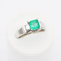 エメラルド リング プラチナ PT900 ヴィンテージ ジュエリー Estate Jewelry Japan JEM-709-6