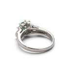 エメラルド リング プラチナ PT900 ヴィンテージ ジュエリー Estate Jewelry Japan JEM-731-4