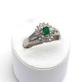 エメラルド リング プラチナ PT900 ヴィンテージ ジュエリー Estate Jewelry Japan JEM-765-4