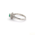 エメラルド リング プラチナ PT900 ヴィンテージ ジュエリー Estate Jewelry Japan JEM-713-2