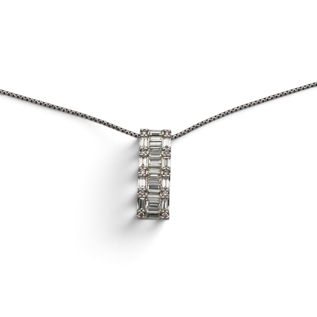 ダイヤモンド ネックレス プラチナ ヴィンテージ ジュエリー Estate Jewelry Japan JEM-J139-8
