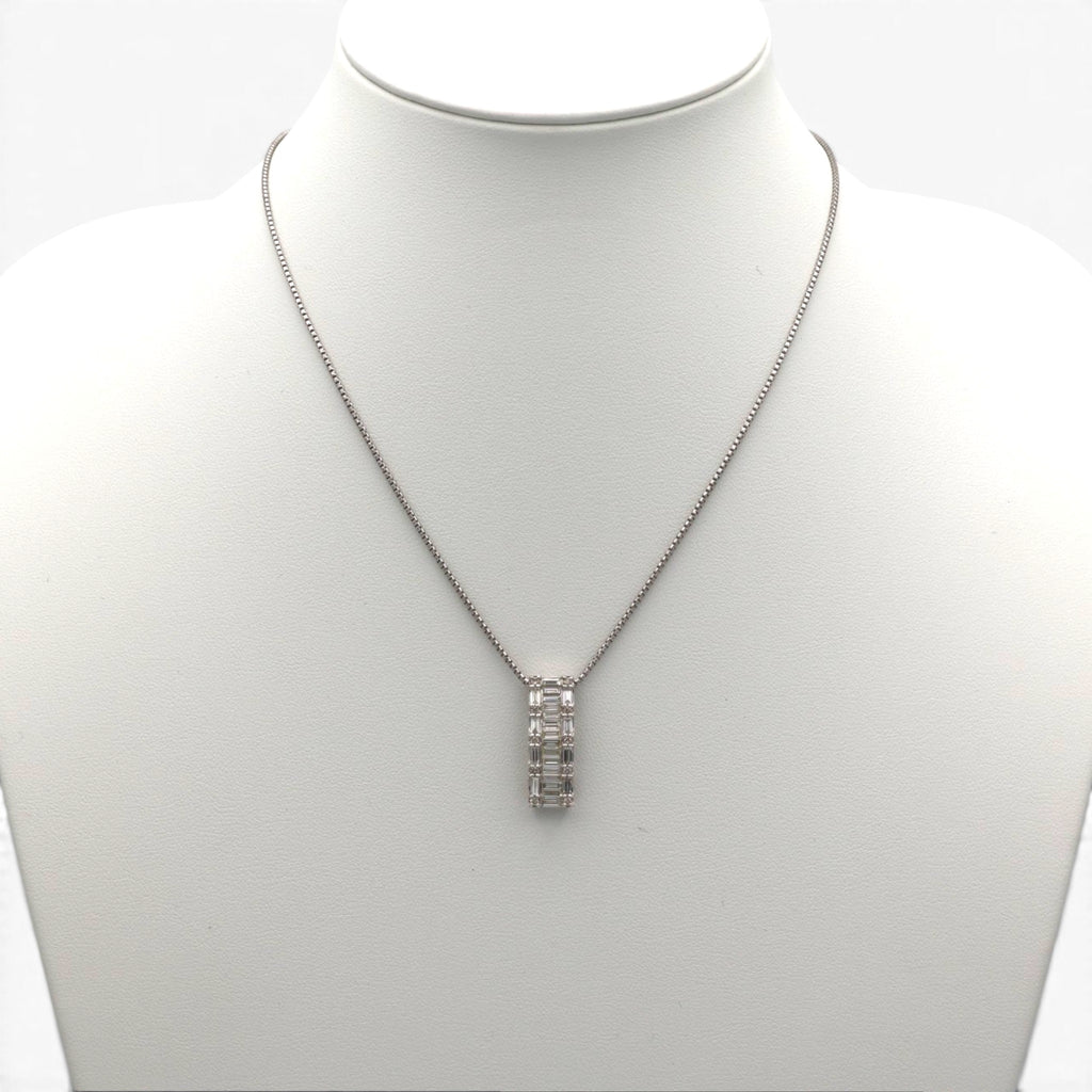 ダイヤモンド ネックレス プラチナ ヴィンテージ ジュエリー Estate Jewelry Japan JEM-J139-8