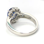 Sapphire Ring Pt900 1.66ct Diamond 0.48ct Vintage Jewelry JEM-SN-5