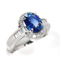 Sapphire Ring Pt900 1.66ct Diamond 0.48ct Vintage Jewelry JEM-SN-5