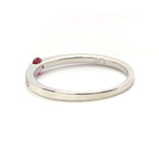 Ruby Ring Pt900 Diamond Vintage Jewelry JEM-SN-8
