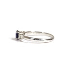 Sapphire Ring Platinum Vintage Jewelry JEM00071
