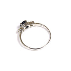 Sapphire Ring Platinum Vintage Jewelry JEM00071