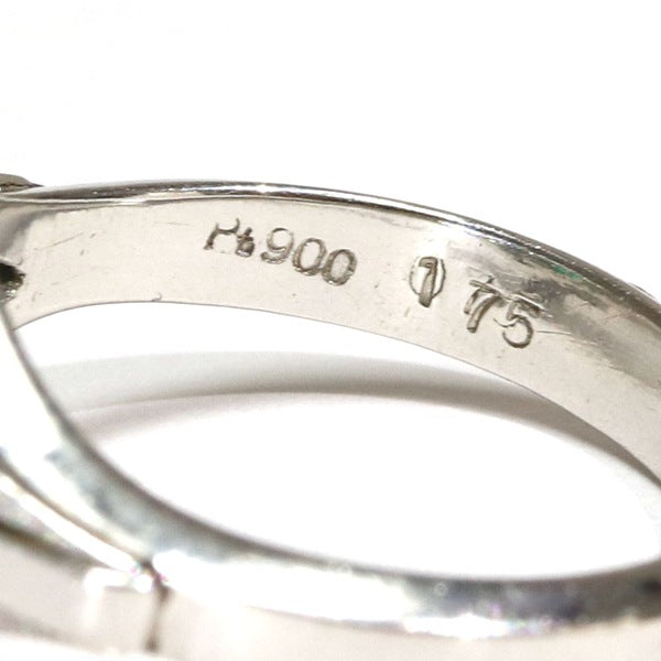 プラチナ900 リング 指輪 レディース 11号 エメラルド ヴィンテージ ジュエリー jem00072