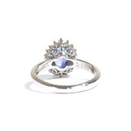Sapphire Ring Platinum Vintage Jewelry JEM00081